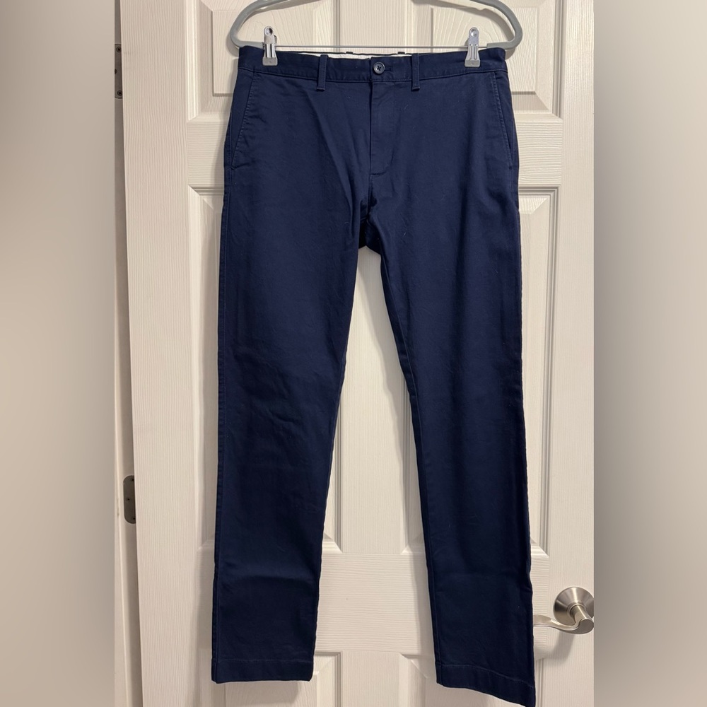 J. Crew Men's Navy Blue Chinos
